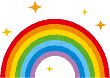 Sparkling Rainbow Illustration